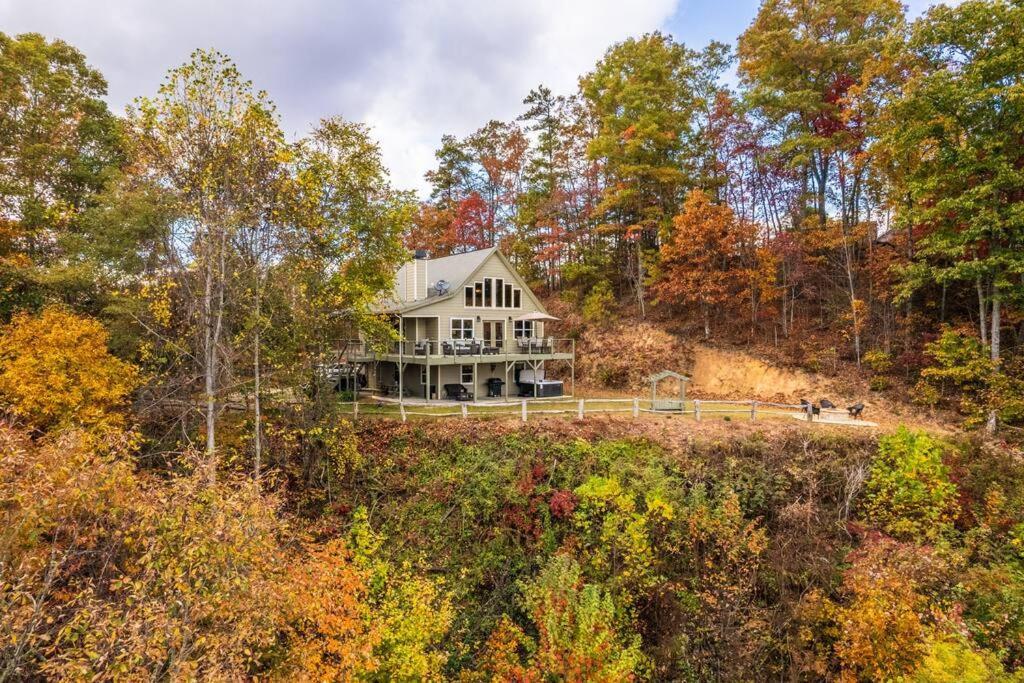 Stunning Mtn. Views! 4Br With All The Amenities! - Vista Vibes- Bryson City Exteriör bild